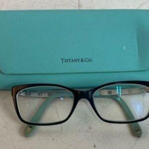 Tiffany & Co. Blue Eyeglasses with Case